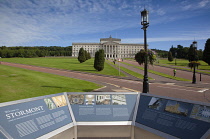 Ireland, North, Belfast, Stormont assembly building.