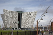 Ireland, North, Belfast, Titanic quarter visitor attraction.
