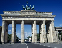 Germany, Berlin, Brandenburg Gate from the East side.