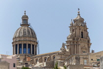 Italy, Sicily, Ragusa, Duomo of San Giorgio, Piazza Del Duomo, Ragusa Ibla.