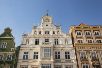 Germany, Mecklenburg-Vorpommern, Rostock, Das Haus in Neuer Markt, New Market Square.