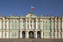 Russia, St Petersburg, The Winter Palace, Hermitage Museum, from Palace Square.