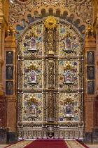 Russia, St Petersburg, Iconostasis door, Church on Spilled Blood, also Church of the Saviour on Spilled Blood.