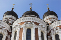 Estonia, Tallinn, Orthodox Cathedral of Alexander Nevsky, Toompea.