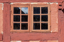 Denmark, Aarhus, Window of the Customs House, Den Gamle By.