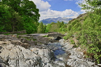 England, Cumbria, English Lake District, Ashness Bridge.