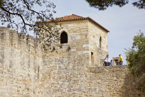 Portugal, Estredmadura, Lisbon, Bairro do Castello, Castelo de Sao Jorge, St Georges castle.