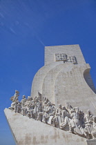 Portugal, Estredmadura, Lisbon, Belem, Monument to the Discoveries built in 1960 to commemorate the 500th anniversary of the death of Henry the Navigator.