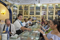 Portugal, Estredmadura, Lisbon, Belem, Pasteis de Belem cafe famous for its Pastel de Nata baked egg custard tarts.