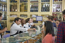 Portugal, Estredmadura, Lisbon, Belem, Pasteis de Belem cafe famous for its Pastel de Nata baked egg custard tarts.