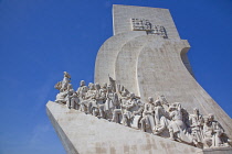 Portugal, Estredmadura, Lisbon, Belem, Monument to the Discoveries built in 1960 to commemorate the 500th anniversary of the death of Henry the Navigator.