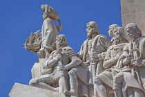 Portugal, Estredmadura, Lisbon, Belem, Monument to the Discoveries built in 1960 to commemorate the 500th anniversary of the death of Henry the Navigator.