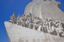 Portugal, Estredmadura, Lisbon, Belem, Monument to the Discoveries built in 1960 to commemorate the 500th anniversary of the death of Henry the Navigator.