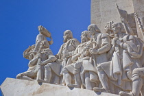 Portugal, Estredmadura, Lisbon, Belem, Monument to the Discoveries built in 1960 to commemorate the 500th anniversary of the death of Henry the Navigator.