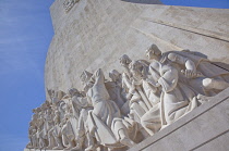 Portugal, Estredmadura, Lisbon, Belem, Monument to the Discoveries built in 1960 to commemorate the 500th anniversary of the death of Henry the Navigator.