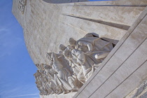 Portugal, Estredmadura, Lisbon, Belem, Monument to the Discoveries built in 1960 to commemorate the 500th anniversary of the death of Henry the Navigator.