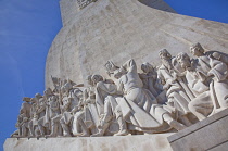 Portugal, Estredmadura, Lisbon, Belem, Monument to the Discoveries built in 1960 to commemorate the 500th anniversary of the death of Henry the Navigator.