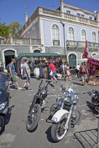Portugal, Estredmadura, Lisbon, Alfama district, Feira da Ladra fleamarket or thieves market in Campo Santa Clara.