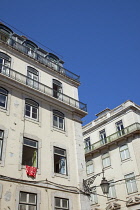Portugal, Estremadura, Lisbon, Portugal, Estremadura, Lisbon, Baixa district, Typical architecture.