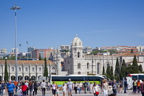 Portugal, Estredmadura, Lisbon, Belem, Mosterio Dos Jeronimos, Exterior of the monastery.