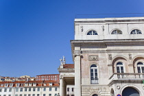 Portugal, Estremadura, Lisbon, Baixa, Teatro Nacional Dona Maria II on Praca da Rossio.