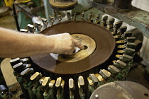 Industry, Crafts, Millinery, Christys traditional felt hat making process in its Oxford factory.