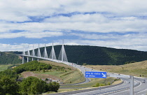 France, Aveyron 12, Millau, The Viaduct at Millau.