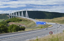 France, Aveyron 12, Millau, The Viaduct at Millau.