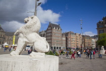 Holland, North, Amsterdam, Dam Square Sculpture.