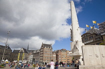 Holland, North, Amsterdam, Dam Square, National monument.
