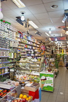 Holland, North, Amsterdam, Interior of convenience store selling drug flavoured goods.