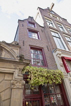 Holland, North, Amsterdam, Typical Dutch gable buildings.