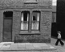 England, Merseyside, Bootle,Terraced house in Seaforth badly shaken by bombing in 1941 but still inhabited in 1974.