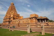 India, Tamil Nadu, Tanjore, Thanjavur, The Brihadisvara Temple in Tanjore.