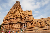 India, Tamil Nadu, Tanjore, Thanjavur, The Brihadisvara Temple in Tanjore.