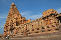 India, Tamil Nadu, Tanjore, Thanjavur, The Brihadisvara Temple in Tanjore.