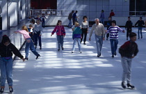 Scotland, Glasgow, Indoor ice rink.