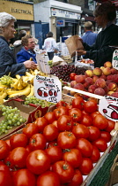 England, London, Portobello Road fruit stall.