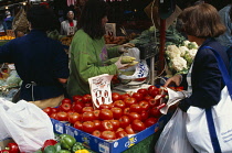 England, London, Portobello road fruit stall.