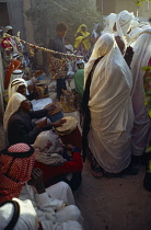 Qatar, Descendants of slaves from Mombassa at a healing seance playing music.