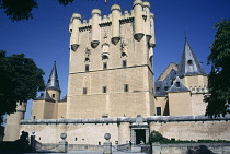 Spain, Castile and Leon, Segovia, Alcazar of Segovia, Segovia Castle, Tower of John II of Castile.