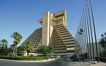 Qatar, Doha, The Sheraton Hotel main building.