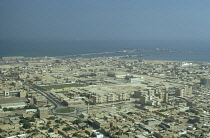 Qatar, Doha, View over the city.