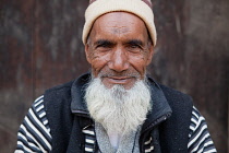India, Uttar Pradesh, Allahabad, Portrait of a muslim man.