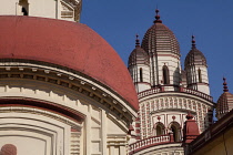 India, West Bengal, Kolkata, Dakshineswar Kali Temple.