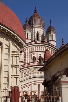 India, West Bengal, Kolkata, Dakshineswar Kali Temple.