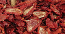 Italy, Trentino Alto Adige, Bolzano, sun dried tomato, Market on Piazza Erbe.