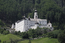Italy, Trentino Alto Adige, Val Venosta, Burgeis, Marienberg Convent.