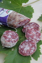 Italy, Trentino Alto Adige, Bolzano, cured sausage.