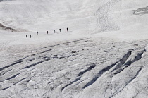 Italy, Trentino Alto Adige, Marmolada, views of the glacier on top of Marmolada.